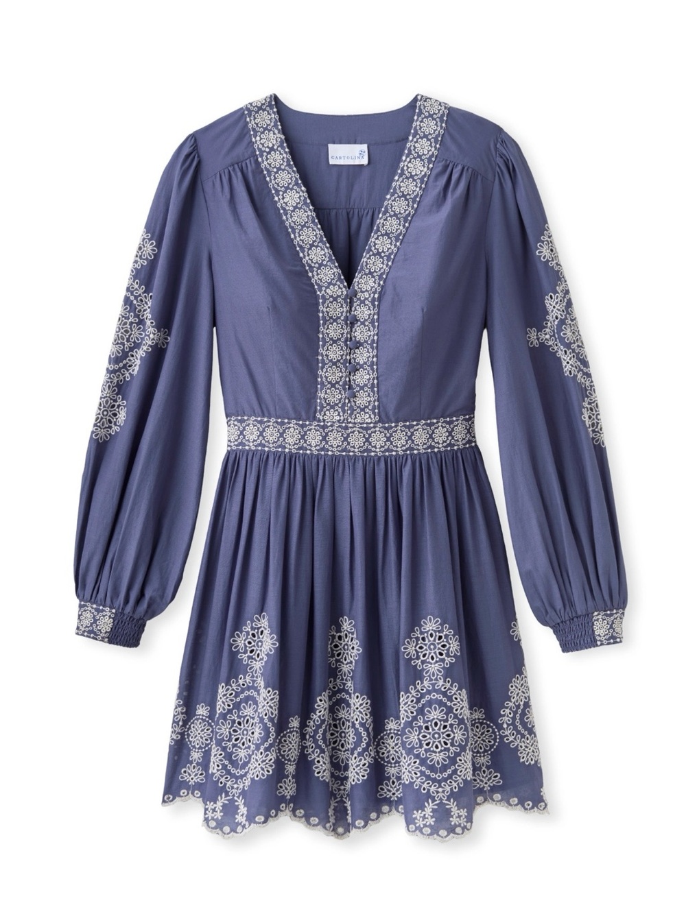 Cartolina Nantucket Blake Dress XS - worn once- Blue